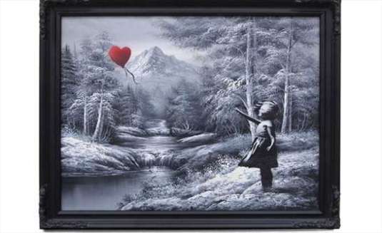 Opera di Banksy - Il palloncino rosso